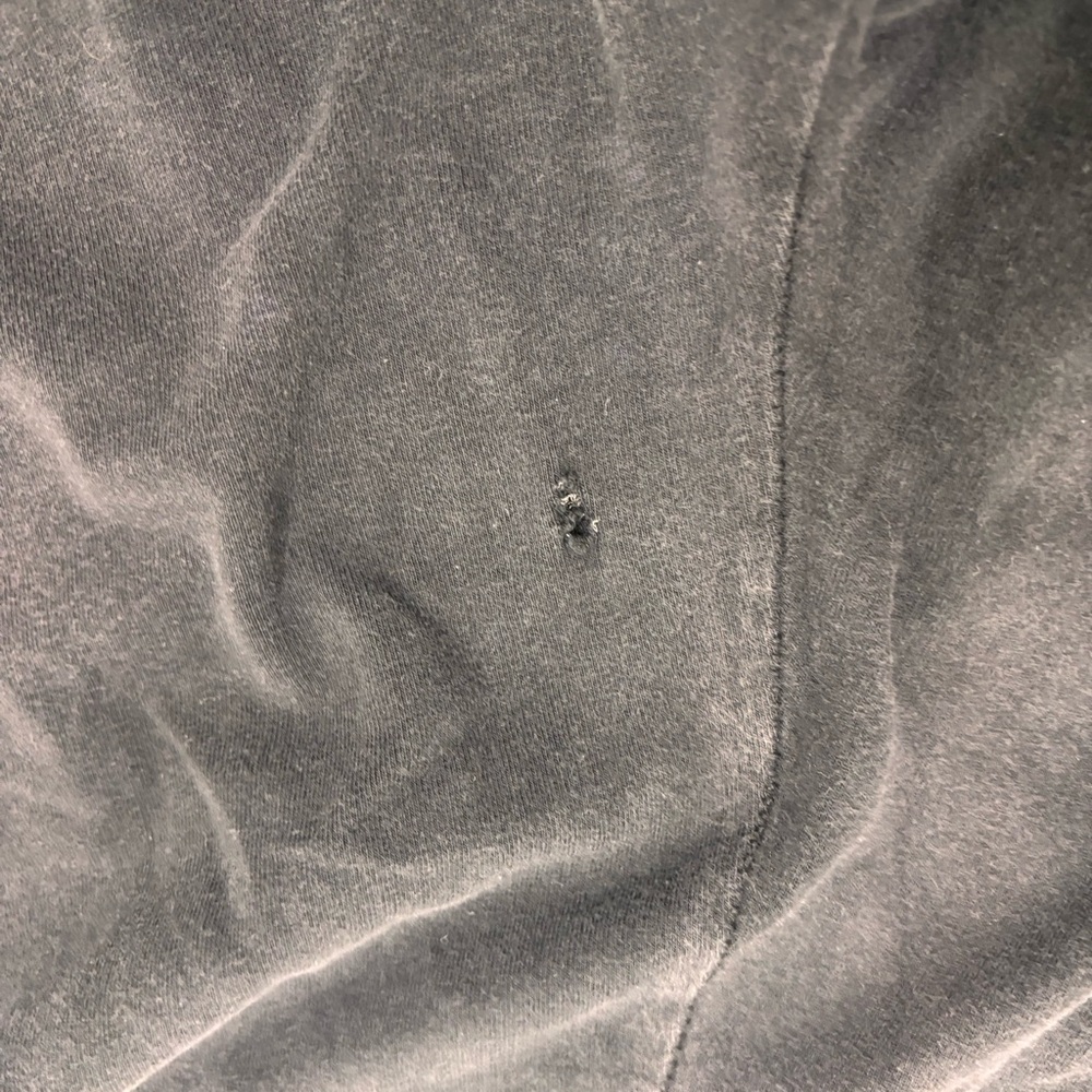 Victoria's Secret Vintage Foldover Flare Yoga Pants Black/Diamond Print Med Long - Picture 8 of 9